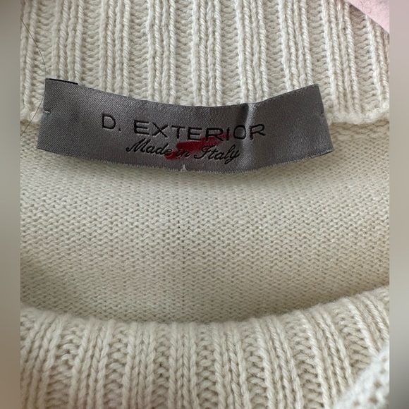 D. Exterior Cashmere Blend Mock Neck Sweater - Picture 3 of 10